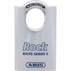 ABUS 83CS/55-300 Schlage Rekeyable Chrome Plated Brass Padlock Zero Bitted