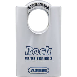 ABUS 83CS/55-300 Schlage Rekeyable Chrome Plated Brass Padlock  Zero Bitted