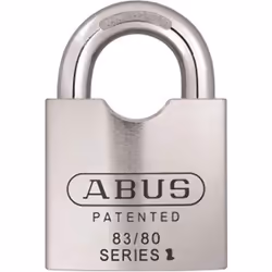 ABUS 83/80 300 Schlage Rekeyable Chrome Plated Brass Padlock Zero Bitted