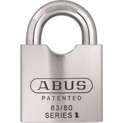 ABUS 83/80 300 Schlage Rekeyable Chrome Plated Brass Padlock  Zero Bitted