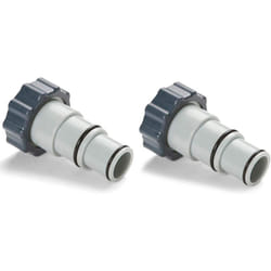 Intex Replacement Hose Adapter A w/Collar for Threaded Connection Pumps (Pair)