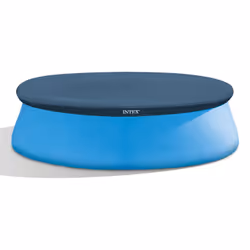 Intex 28020, Pool cover, Above ground pool, Round, Blue, PVC, Polyethylene, 2.44 m