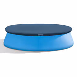 Intex 28026, Cover, Above ground pool, Round, Blue, PVC, Polyethylene, 3.96 m