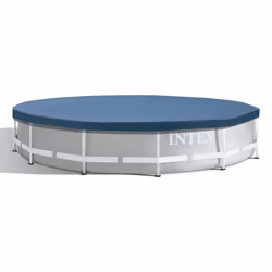 Intex 28031, Cover, Above ground pool, Round, Blue, PVC, Polyethylene, 3.66 m