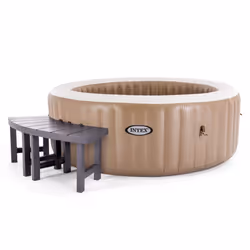 Intex 28514E 2 Medium PureSpa Accessories Benches  Compatible w 4 Person Spas  Combines to Create A Larger Bench  Flat Storage