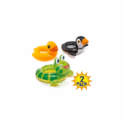 The Wet Set 59220EP 24" X 22" Animal Split Swim Rings Assorted Styles