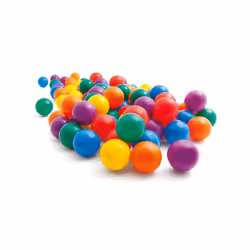 Intex Small Plastic Fun Ballz with Bag for Safety and Storage for Ball Pits Playpens and Backyard Splash Pools Multicolore ...