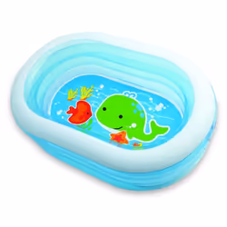 Intex 57482, Inflatable pool, 230 L, Oval, 3 yr(s), Vinyl, Blue, Multicolour