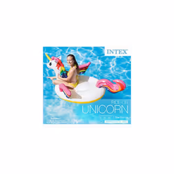 Intex Unicorn Inflatable Ride-On Pool Float, 79" X 55" X 38"