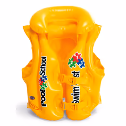 Intex Deluxe Swim Vest Pool School Step 2, Yellow, Swim vest, Image, Vinyl, 3 yr(s), 6 yr(s)