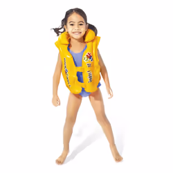 Intex Deluxe Swim Vest Pool School Step 2 Yellow Image Vinyl