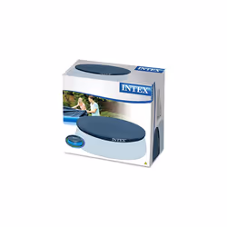 Intex 10 foot (3.05 m) Easy Set Swimming Pool Cover #28021. Round cover measures 2.8 m, (9.4 ft) suitable for Intex pools with base diameter 3.05 m