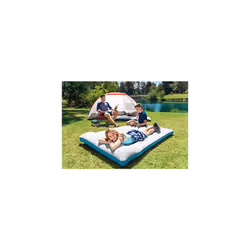 Inflatable Camping Mattress, 72.5" x 26.5" x 6.75", Gray