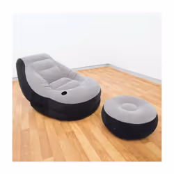 Intex 68564 Ultra Lounge inflatable chair and footstool with drink holder - Additional view 3