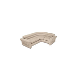 Intex Inflatable waterproof flocked top surface Corner Living Room Air Mattress, Sectional Sofa Couch for any rec room, 257 x 203 x 76 CM - Beige