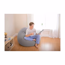 Intex 68579 Inflatable Beanless Bag Chair for Indoors and Outdoors