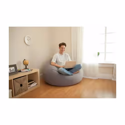 Intex 68579 Inflatable Beanless Bag Chair for Indoors and Outdoors