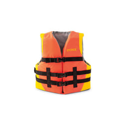 Intex Youth Life Vest  USCG Approved  for Youth Weighing 50-90lbs  Orange (69680EP)