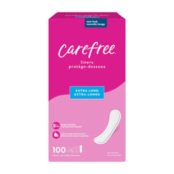 Panty Liners, Extra Long Liners, Unwrapped, Unscented, 100ct (Packaging May Vary)