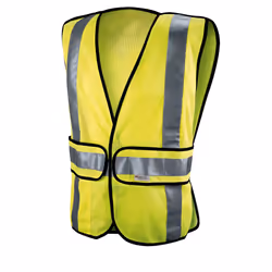 3M Reflective Construction Safety Vest with 5 Point Tear Away  Class 2