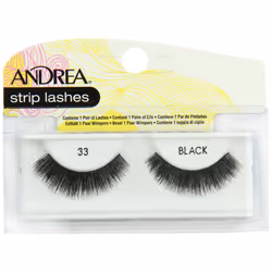 Andrea Strip Lashes  Black 33] 1 pair (Pack of 4)