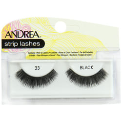 Andrea Strip Lashes  Black 33] 1 pair (Pack of 4)