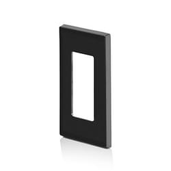 Leviton 80301-SE wall plate/switch cover Black