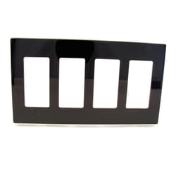 Leviton 80312-SE wall plate/switch cover Black