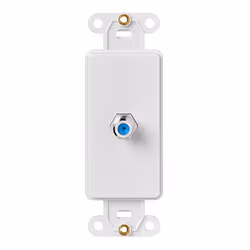 Leviton 40681-W, Type F, White, Plastic, 32.8 mm, 96.8 mm, 1 pc(s)