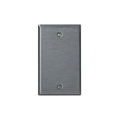 Leviton 84014 wall plate/switch cover Stainless steel