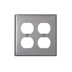 Leviton 84016-40 wall plate/switch cover Stainless steel