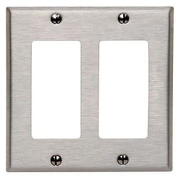 Leviton 84409-40 wall plate/switch cover Stainless steel