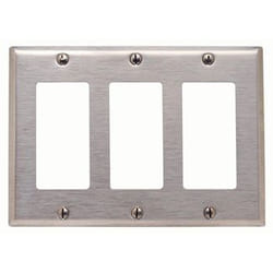 Leviton 84411-40 wall plate/switch cover Stainless steel