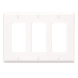 Leviton 80411-NW wall plate/switch cover White