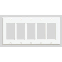 Leviton 80423-W wall plate/switch cover White