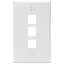 Leviton 41080-C32-3WP wall plate/switch cover White