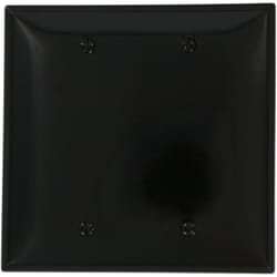 Leviton PJ23-E wall plate/switch cover Black