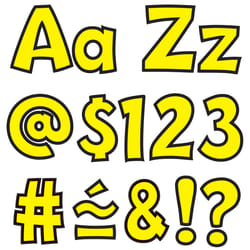 Trend T79743 decorative letter/number Docorative letters & numbers set