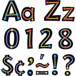 Trend 4 Ready Letter Alphabeads - 59 x Uppercase Letters  20 x Numbers  38 x Punctuation Marks  83 x Lowercase Letters  18 x  ...