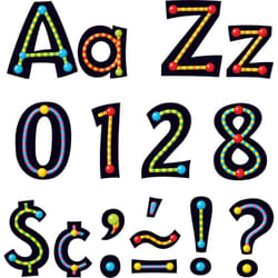 Trend 4 Ready Letter Alphabeads - 59 x Uppercase Letters  20 x Numbers  38 x Punctuation Marks  83 x Lowercase Letters  18 x Spanish Accent Mark Shape