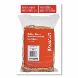 Universal Rubber Bands  Size 16  1lb Pack