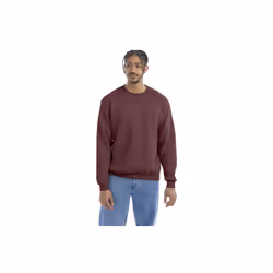 Adult Powerblend crewneck Sweatshirt - ROYAL BLUE HTHR - S(D0102H7MRI2)