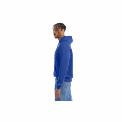 Adult Powerblend Pullover Hooded Sweatshirt - ROYAL BLUE HTHR - S(D0102H7D3cJ)