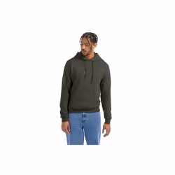 Adult Powerblend Pullover Hooded Sweatshirt - ROYAL BLUE HTHR - S(D0102H7D302)