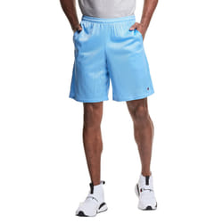 Champion mens 9"""" Shorts  Mesh Shorts  9""""  Mesh Basketball Shorts  Mesh Gym Short  Swiss Blue-407q88  X-Large US