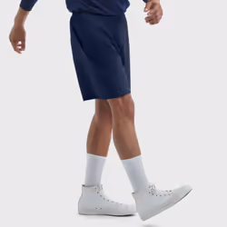 The Helper Bees Men's Athletic Shorts, Favorite Cotton Jersey Shorts, Pull-On Knit Shorts with Pockets, Knit Gym Shorts, 7.5" Inseam - Navy