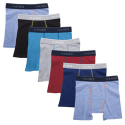 Hanes Boys' and Toddler Comfort Flex Waistband Boxer Briefs Multiple Packs Available (Assorted/Colors May Vary)  7 Pack-Multicolor  Medium
