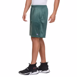 Champion mens 9"""" Shorts  Mesh Shorts  9""""  Mesh Basketball Shorts  Mesh Gym Short  Dark Green-407q88  Medium US