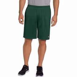 Champion mens 9 Mesh Short C Logo Short Dark Green Large US
