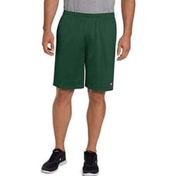 Champion mens 9 Mesh Short  C Logo Short  Dark Green  Large US